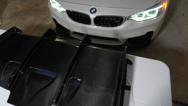 PSM-Style Carbon Fiber Rear Diffuser — BMW F8X