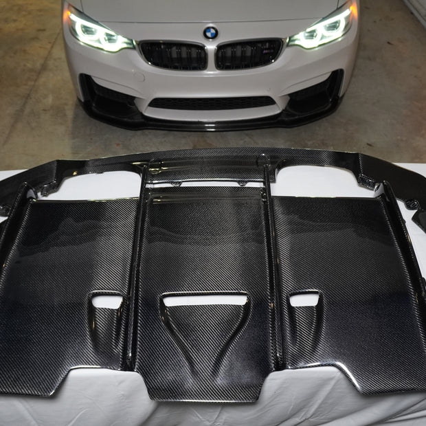 PSM-Style Carbon Fiber Rear Diffuser — BMW F8X