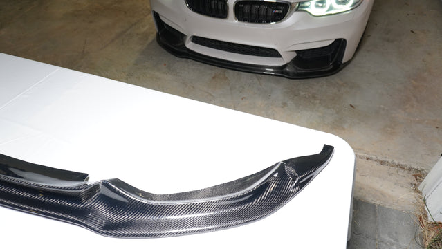 V-Style Carbon Fiber Front Lip — BMW F8X