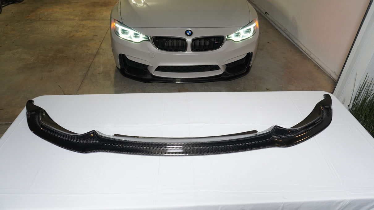 V-Style Carbon Fiber Front Lip — BMW F8X