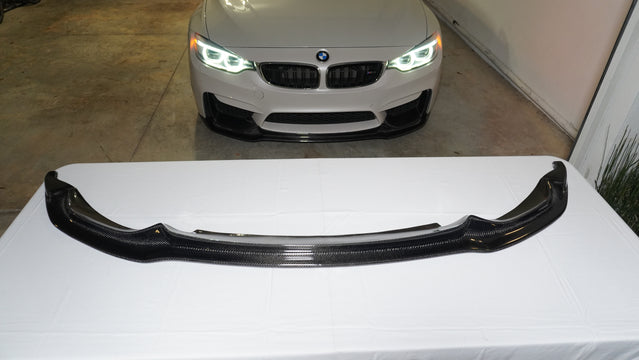 V-Style Carbon Fiber Front Lip — BMW F8X
