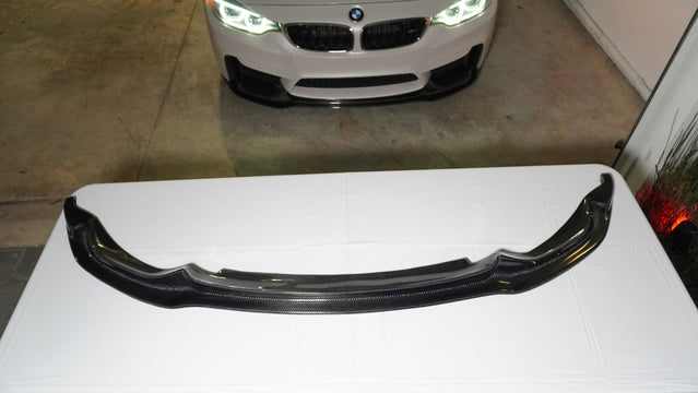V-Style Carbon Fiber Front Lip — BMW F8X