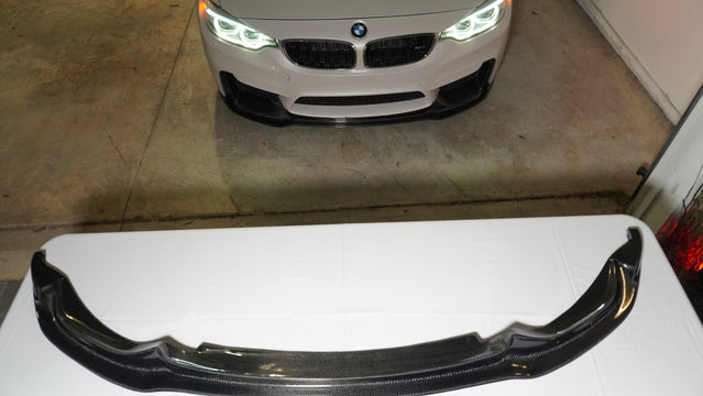 V-Style Carbon Fiber Front Lip — BMW F8X