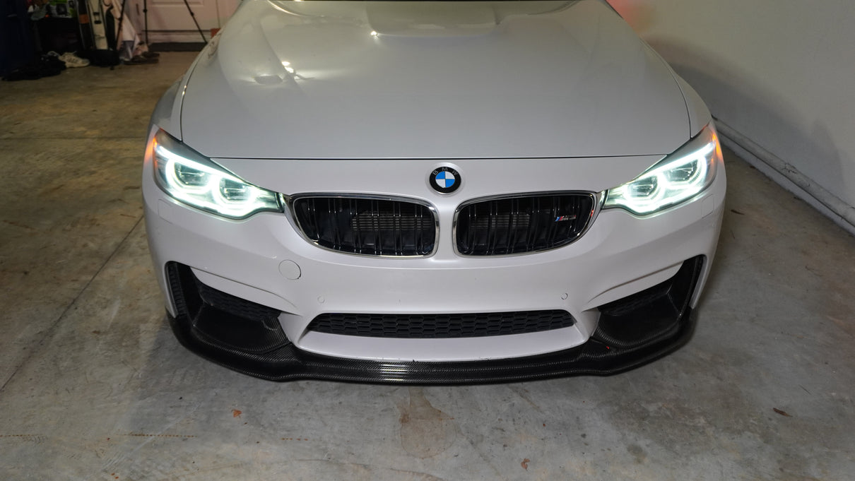 V-Style Carbon Fiber Front Lip — BMW F8X