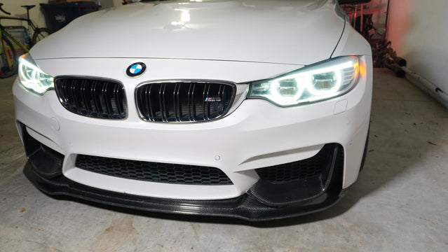 V-Style Carbon Fiber Front Lip — BMW F8X