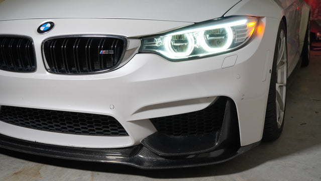 V-Style Carbon Fiber Front Lip — BMW F8X