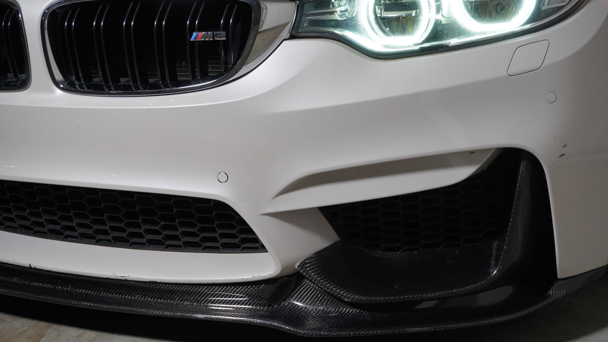 V-Style Carbon Fiber Front Lip — BMW F8X