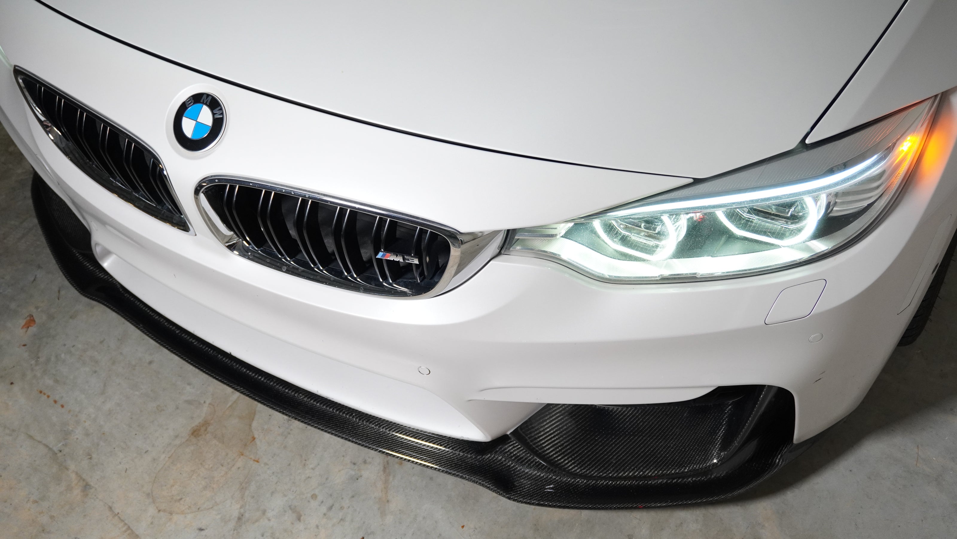 V-Style Carbon Fiber Front Lip — BMW F8X