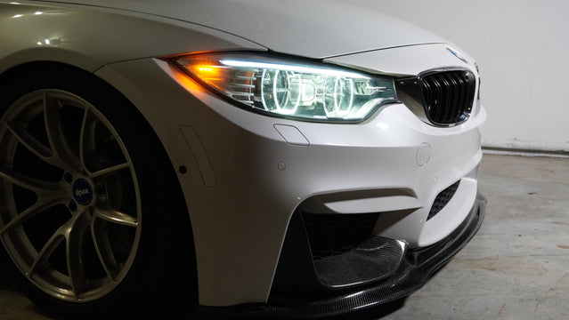 V-Style Carbon Fiber Front Lip — BMW F8X