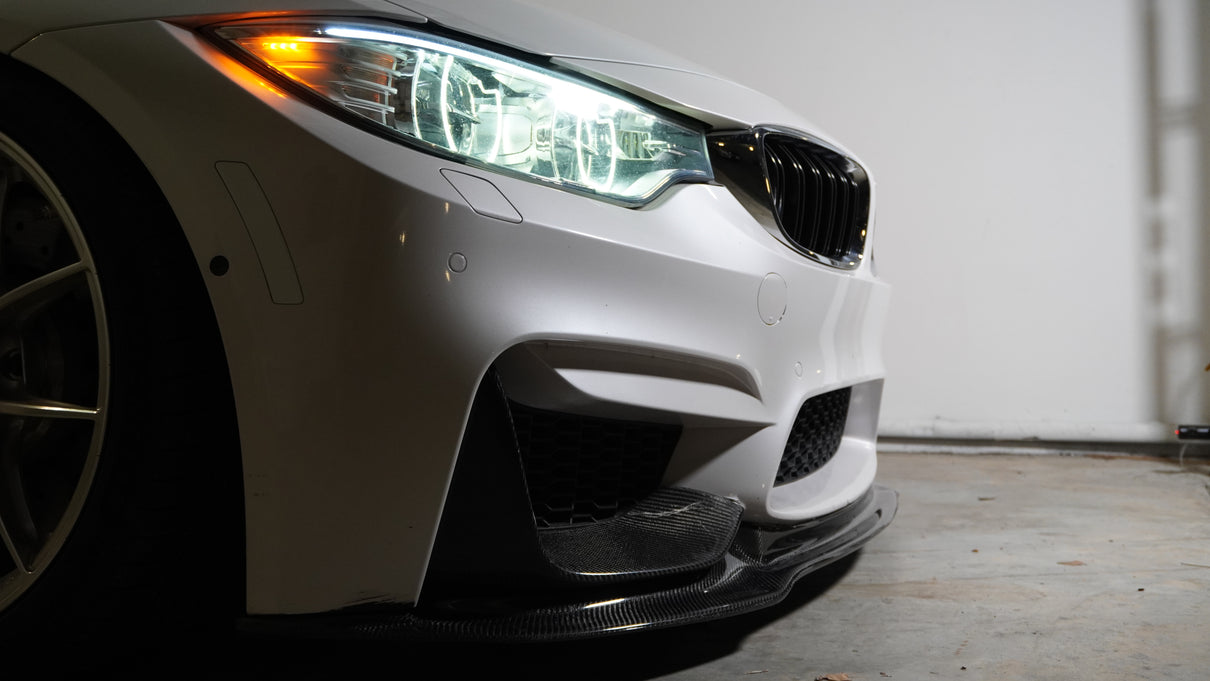 V-Style Carbon Fiber Front Lip — BMW F8X