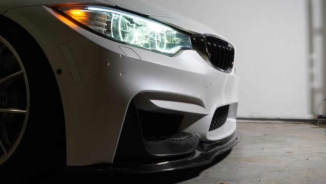 V-Style Carbon Fiber Front Lip — BMW F8X